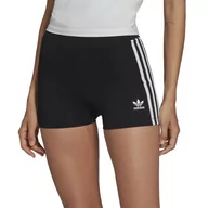 Spodnie sportowe damskie - Spodenki adidas Adicolor Classics Traceable H59866 - czarne - miniaturka - grafika 1