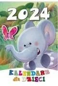 Kalendarze - kalendarz 2024 ścienny dla dzieci ekonomiczny - miniaturka - grafika 1