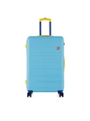 Nerki - Semi Line Walizka duża T5844-3 Niebieski - miniaturka - grafika 1