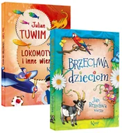 Lektury szkoła podstawowa - Pakiet Lokomotywa i inne wiersze, Brzechwa dzieciom - Jan Brzechwa, Julian Tuwim - książka - miniaturka - grafika 1