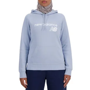 Bluza New Balance WT03810LAY - fioletowa - Bluzy damskie - miniaturka - grafika 1