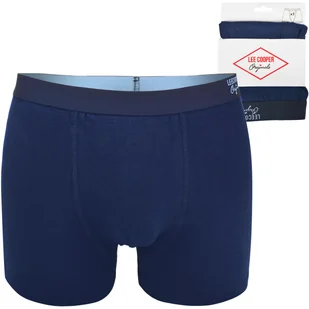 Lee Cooper Bokserki Męskie Bawełniane 40939 Navy 1 sztuka Rozmiar XXL - Majtki męskie - miniaturka - grafika 1