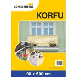 Osłona balkonowa Korfu 0,9 x 5 m beż - Pozostałe akcesoria do uprawy roślin - miniaturka - grafika 1