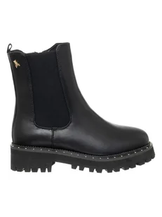 Patrizia Pepe Sztyblety w kolorze czarnym - Botki damskie - miniaturka - grafika 1