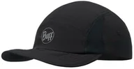 Czapki i chusty sportowe męskie - Buff Czapka 5 Panel Cap R-SOLID BLACK - miniaturka - grafika 1