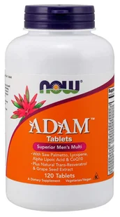 Now Foods NOW ADAM Multi-Vitamin 120tabs - Witaminy i minerały dla sportowców - miniaturka - grafika 2