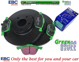 Przednie klocki GreenStuff + tarcze hamulcowe 300mm EBC seria Premium Ford Kuga FWD 2013-2019 - Tarcze hamulcowe - miniaturka - grafika 2