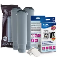 Akcesoria i części do ekspresów do kawy - Zestaw Krups filtr KRUPS F08801 3szt, Decalc 6 szt. - miniaturka - grafika 1