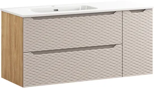 Zestaw meblowy 120cm z umywalką meblową GO 2 - Meble łazienkowe - miniaturka - grafika 1
