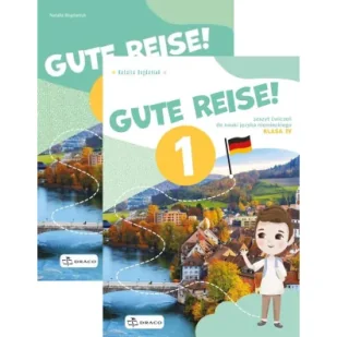 Pakiet: Gute Reise! 1. Podręcznik i zeszyt ćwiczeń do nauki języka niemieckiego. Klasa 4 - Książki do nauki języka niemieckiego - miniaturka - grafika 1