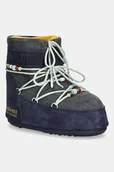 Śniegowce damskie - Moon Boot śniegowce zamszowe MB X GIR ICON LOW SUEDE BEADS kolor szary 80D1409730-FH02 - miniaturka - grafika 1