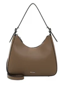 Torebki damskie - Tamaris Torebka "Georgie" w kolorze szarobrązowym - 31 x 24 x 9 cm - miniaturka - grafika 1