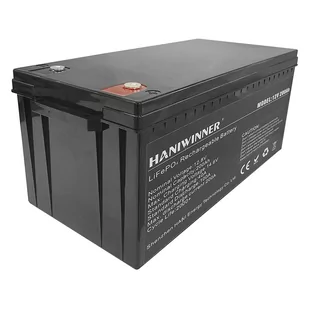 HANIWINNER HD009-12 12.8V 200Ah LiFePO4 Lithium Battery Pack Backup Power, 2560Wh Energy, 2000  Cycles, Built-in BMS - Baterie do zasilaczy awaryjnych UPS - miniaturka - grafika 2