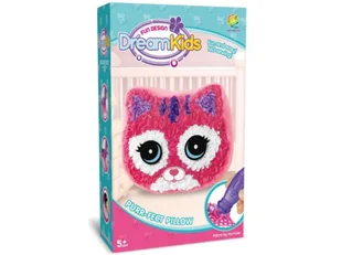 Kreatywny Zestaw Wyszywanka, Maskotka, Pluszak Do Szycia, Poduszka Do Ozdobienia DIY KOTEK KOT - Masy plastyczne - miniaturka - grafika 5