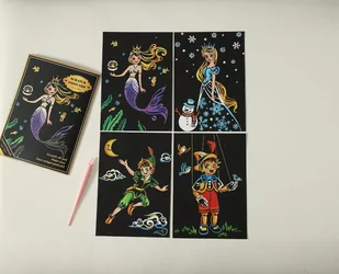 Magiczna Zdrapka - 4w1 Bajki 20x14cm - Twoje Hobby - Zabawki kreatywne - miniaturka - grafika 1