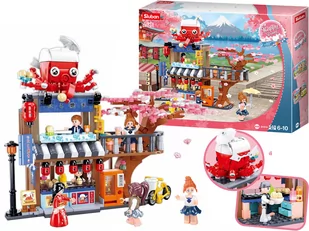 Sluban Klocki Sakura Festiwal Bar Wiśnia 548 El. - Klocki - miniaturka - grafika 1