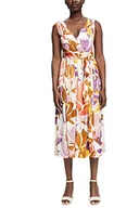Sukienki - ESPRIT Collection Wzorzysta sukienka midi, LENZING™ ECOVERO™, fioletowy, 40 - miniaturka - grafika 1