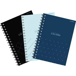 Kołozeszyt A6 80k kratka COLORS 400169231 TOP 2000 - Zeszyty szkolne Kołozeszyt A6 80k kratka COLORS 400169231 TOP 2000 - Zeszyty szkolne - miniaturka - grafika 1