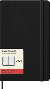 MOLESKINE kalendarz 2026 CZARNY LARGE HARD DZIENNY (13x21) - Kalendarze - miniaturka - grafika 1