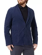 Marynarki męskie - Camel Active Męska Marynarka 442185/8I34, Luźny Blezer, Niebieski Night Blue, 52 De - miniaturka - grafika 1