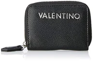 Portfele - Mario Valentino Valentino by Kobiety Divina pebbled zip wokół torby Czarny, Nero, Talla única - miniaturka - grafika 1