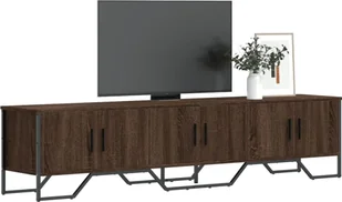 vidaXL Szafka pod telewizor, brązowy dąb, 180x34x41 cm - Szafki RTV - miniaturka - grafika 1