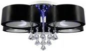 Lampy sufitowe - ELEM Lampa sufitowa z kryształkami do sypialni DRS8006/5 8C BL z serii ANTILA - miniaturka - grafika 1