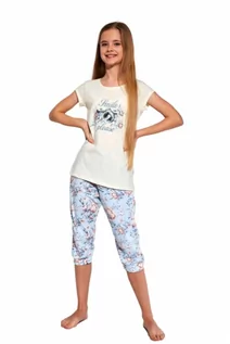 Piżamy dla dziewczynek - Cornette Kids 570/95 Smile piżama dziewczęca - grafika 1