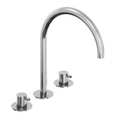 Baterie umywalkowe - Ravak Espirit - Trzyotworowa bateria umywalkowa, chrom X070195 - miniaturka - grafika 1