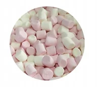 Dodatki do ciast w proszku - Posypka Pianki Marshmallows Małe Biało Różowe - 40G - miniaturka - grafika 1