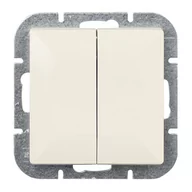 Wyłączniki światła i elektryczne - Abex Perła beż łącznik świecznikowy WP-2P WP-2P-bez - miniaturka - grafika 1