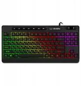 Klawiatury - Sven SVEN KB-G8200 klawiatura podświetlana rosyjski ukraiński cyrylica USB - miniaturka - grafika 1