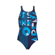 Stroje kąpielowe dla dziewczynek - G Dashboard Jr One Piece [P] 116 (6-7) Navy - miniaturka - grafika 1