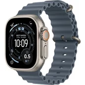 Smartwatch - Apple Watch Ultra 3 GPS + Cellular 49mm Tytan Ocean Granatowy - miniaturka - grafika 1