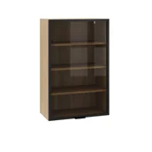 Meble kuchenne - Bari Plus Witryna Wisząca Wysoka Gv-Al-60-H92 Dąb Kamienny - miniaturka - grafika 1