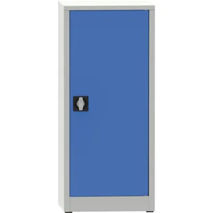 PARTNER B2B Warsztatowa szafa półkowa na narzędzia KOVONA, 2 półki, spawana, 508 x 500 x 1150 mm, szara / niebieska 178629 - Pozostałe wyposażenie warsztatu - miniaturka - grafika 1