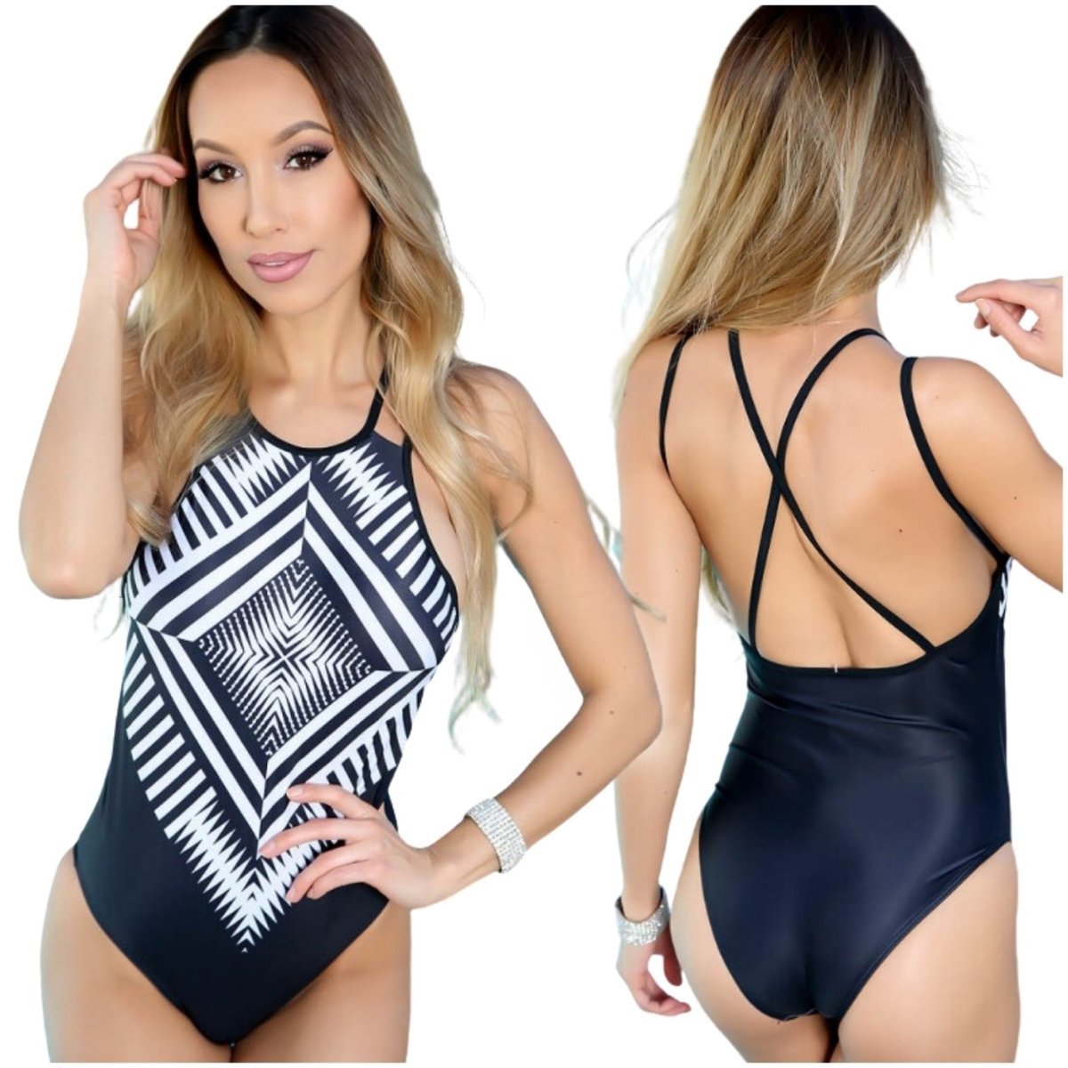 MODELUJĄCY STRÓJ KĄPIELOWY JEDNOCZĘŚCIOWY USZTYWNIANY KOSTIUM DAMSKI SEXY L