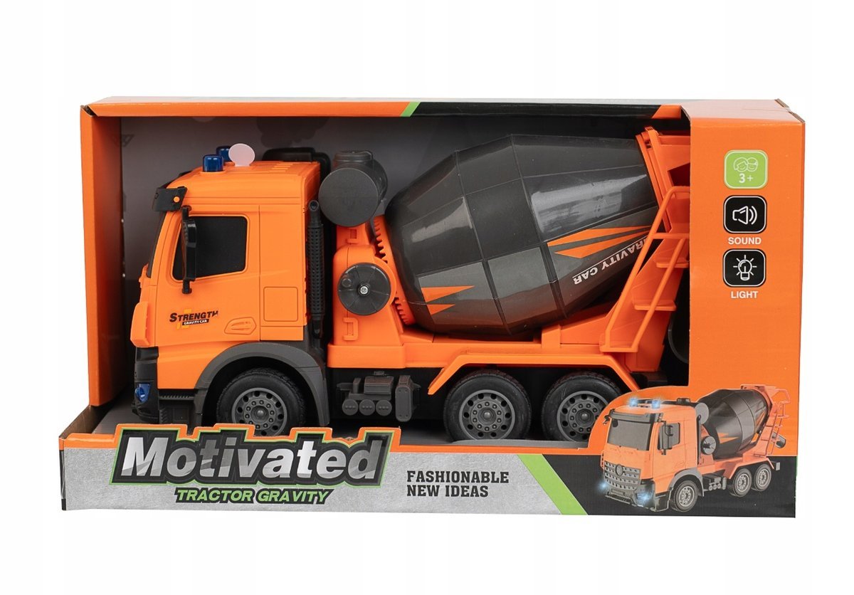 Auto Betoniarka Światła Sygnały 26cm