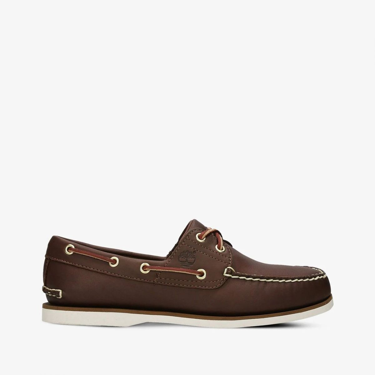 stringate uomo timberland tb1740352141 - classic boat brown