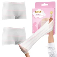 Bielizna lecznicza - Neno Sempre Wielorazowe Siateczkowe Majtki Poporodowe Rozmiar L 2 szt. - miniaturka - grafika 1