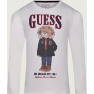 Koszulki dla chłopców - Guess Longsleeve Regular Fit - miniaturka - grafika 1