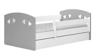 Łóżko dla dziewczynki z szufladą 80x140 S7-H69 - Łóżka dla dzieci i młodzieży Łóżko dla dziewczynki z szufladą 80x140 S7-H69 - Łóżka dla dzieci i młodzieży - miniaturka - grafika 1