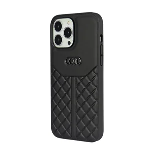 Audi Genuine Leather iPhone 13 Pro / 13 6.1" czarny/black hardcase AU-TPUPCIP13P-Q8/D1-BK - Etui i futerały do telefonów - miniaturka - grafika 10