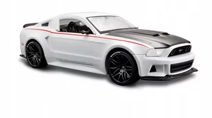 Maisto, Ford Mustang Street Racer, Biały, 1/24, 31506 - Kolekcjonerskie modele pojazdów - miniaturka - grafika 1