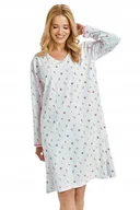 Bielizna nocna - TARO KOSZULA NOCNA ELODIE 3433 XL BIAŁY - miniaturka - grafika 1