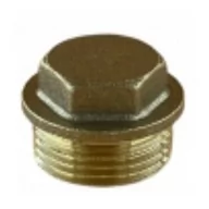 Akcesoria grzewcze - Korek 1" mosiądz GWINT GZ - miniaturka - grafika 1