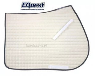 Equest Potnik COTTON QUATTRO SPECIAL - szampański - Akcesoria jeździeckie - miniaturka - grafika 1
