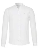 Koszule męskie - pure h. tico Pure-Casual Slim Fit męska koszula z długim rękawem, jednokolorowa, biała, XXL - miniaturka - grafika 1