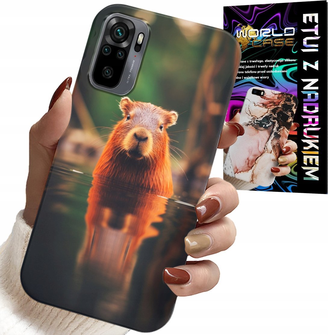 ETUI DO XIAOMI NOTE 10 / 10S - SŁODKA KAPIBARA, CAPIBARA, WIELE WZORÓW