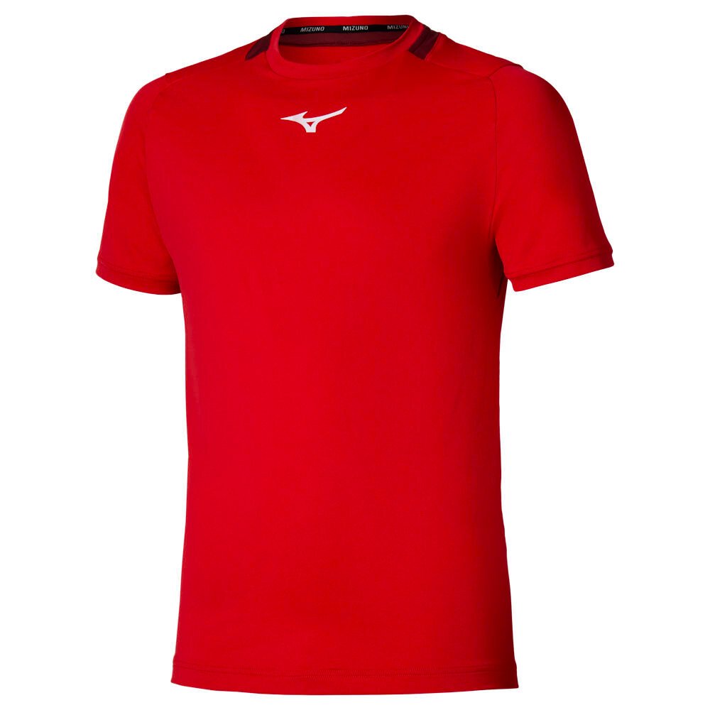 Koszulka męska Mizuno Tee Fiery Red M